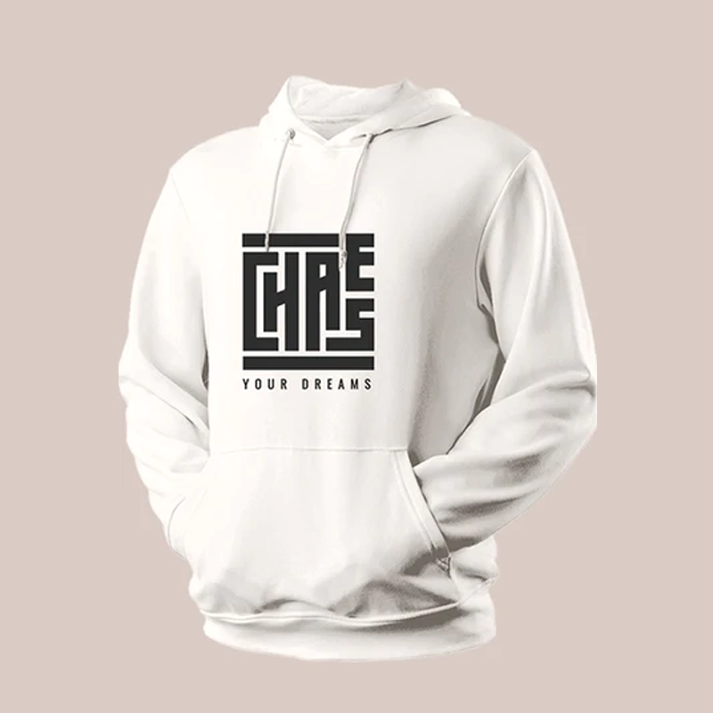 Chase Your Dreams Hoodie - Off White | Inspirational & Stylish by Tearbird